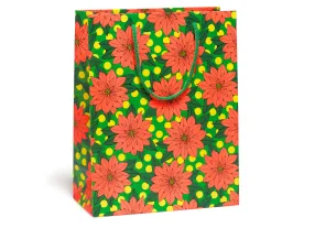 Big Poinsettia Gift Bag