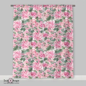 Fashion Academy Rose Curtains