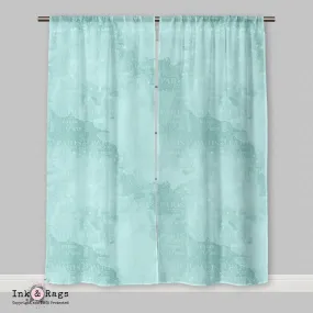 Paris Blue Shopping Spree Curtains