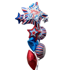 Patriotic USA Star Cluster Bouquet