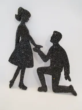 Proposing couple cutout